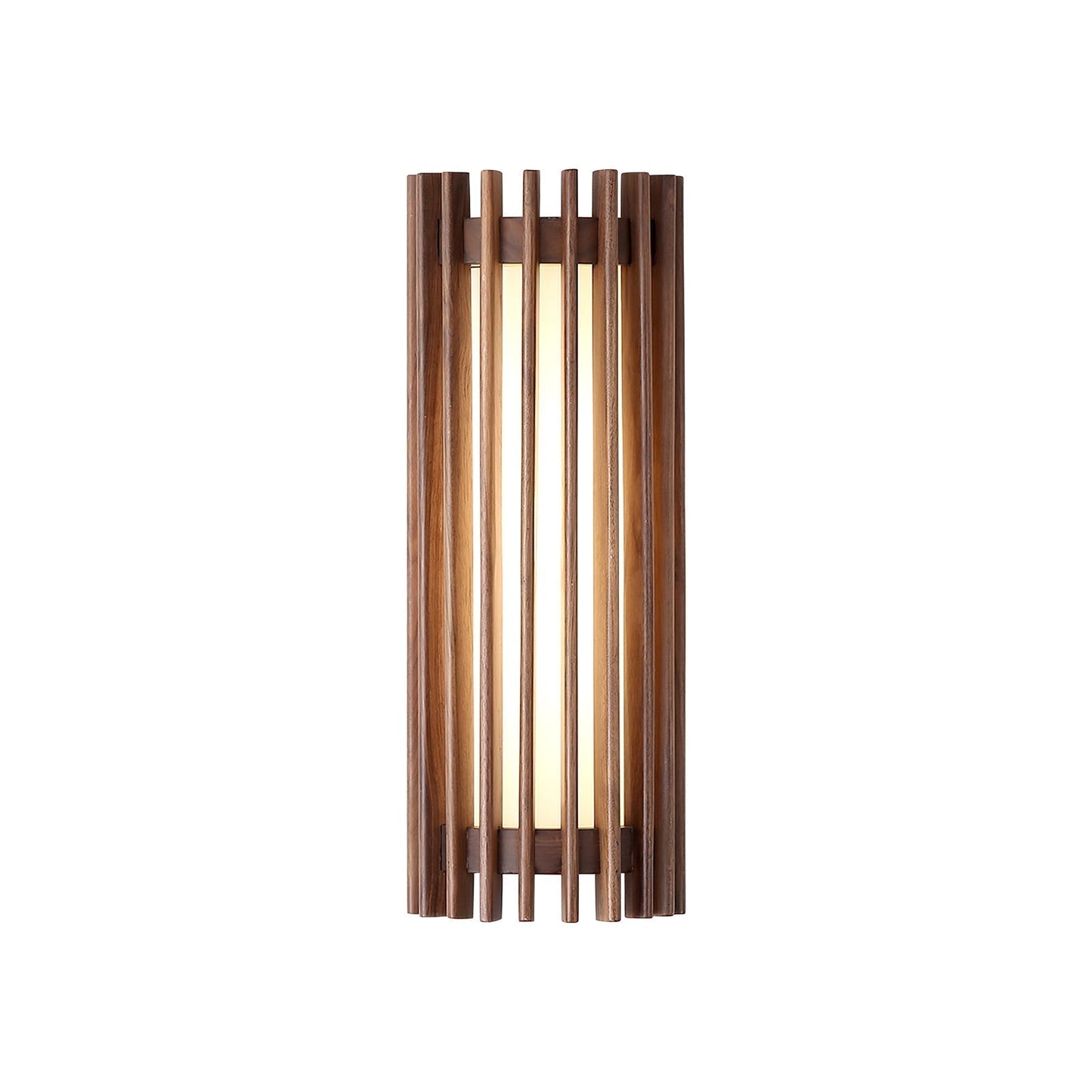 Applique Murale Bois Noyer | Lueur Ambiante LED | Câblage Direct | Série Nuit