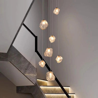 Lustre Scandinave Alliage Moderne | Hauteur Réglable, Télécommande