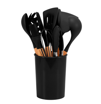 Ustensiles de Cuisine Silicone | Poignées Ergonomiques, Chaleur | ZenLine