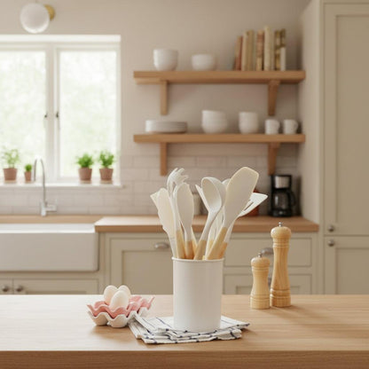 Ustensiles de Cuisine Silicone | Poignées Ergonomiques, Chaleur | ZenLine