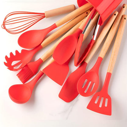 Ustensiles de Cuisine Silicone | Poignées Ergonomiques, Chaleur | ZenLine