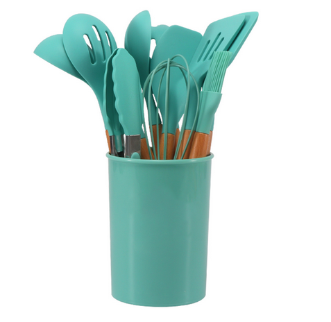 Ustensiles de Cuisine Silicone | Poignées Ergonomiques, Chaleur | ZenLine