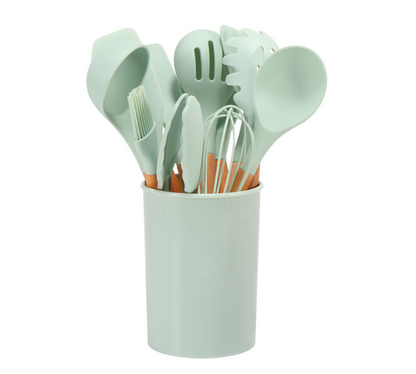 Ustensiles de Cuisine Silicone | Poignées Ergonomiques, Chaleur | ZenLine