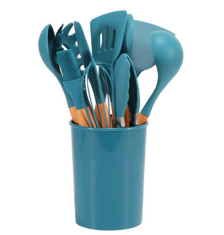 Ustensiles de Cuisine Silicone | Poignées Ergonomiques, Chaleur | ZenLine