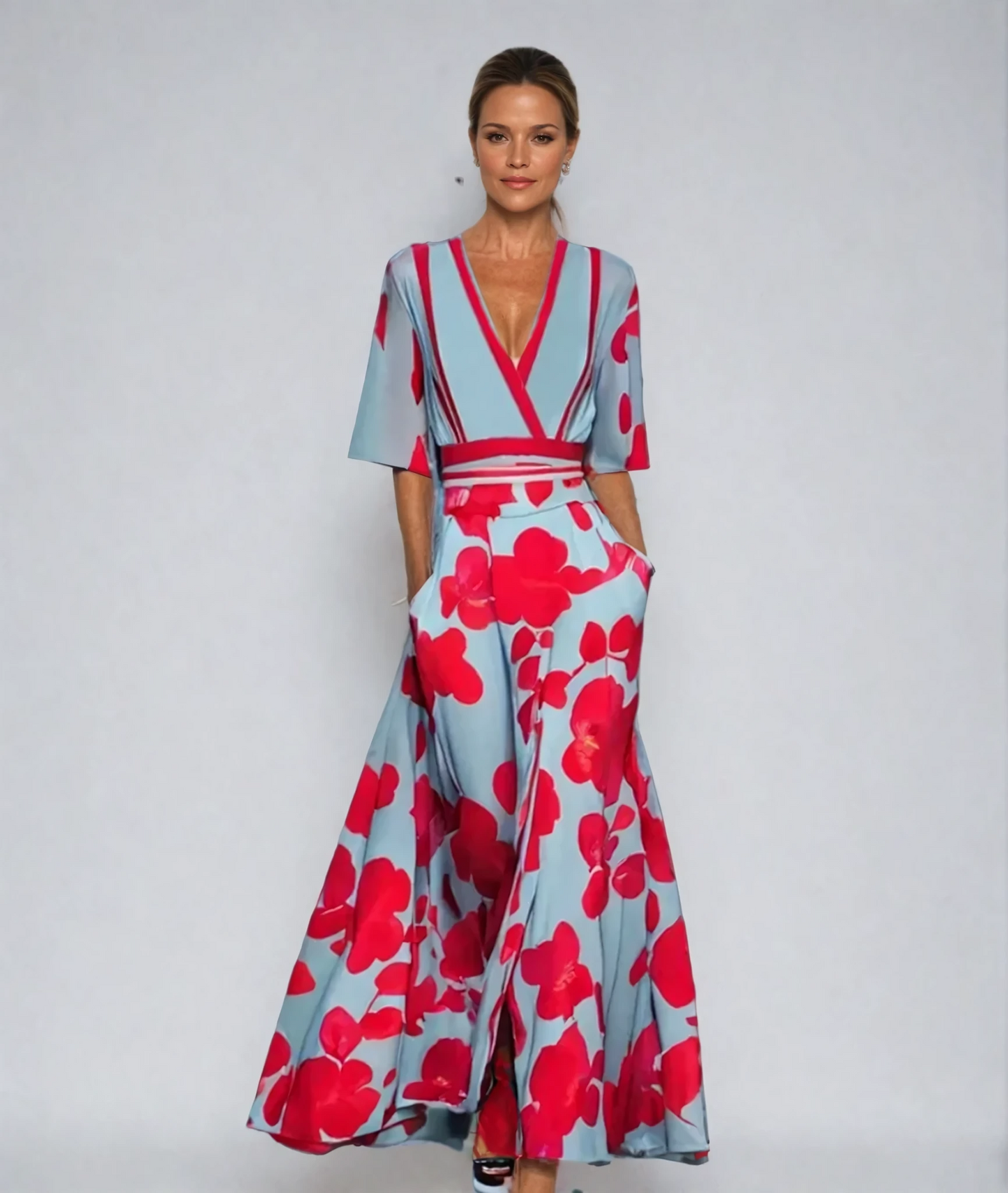 Robe Florale Délicate Coton | Coupe A-Line Confort Quotidien | Série Étoile