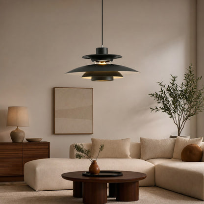 Suspension Luminaire Macaron Métal | Installation facile | Aria