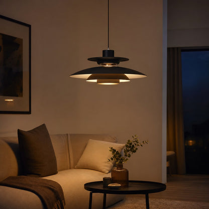 Suspension Luminaire Macaron Métal | Installation facile | Aria