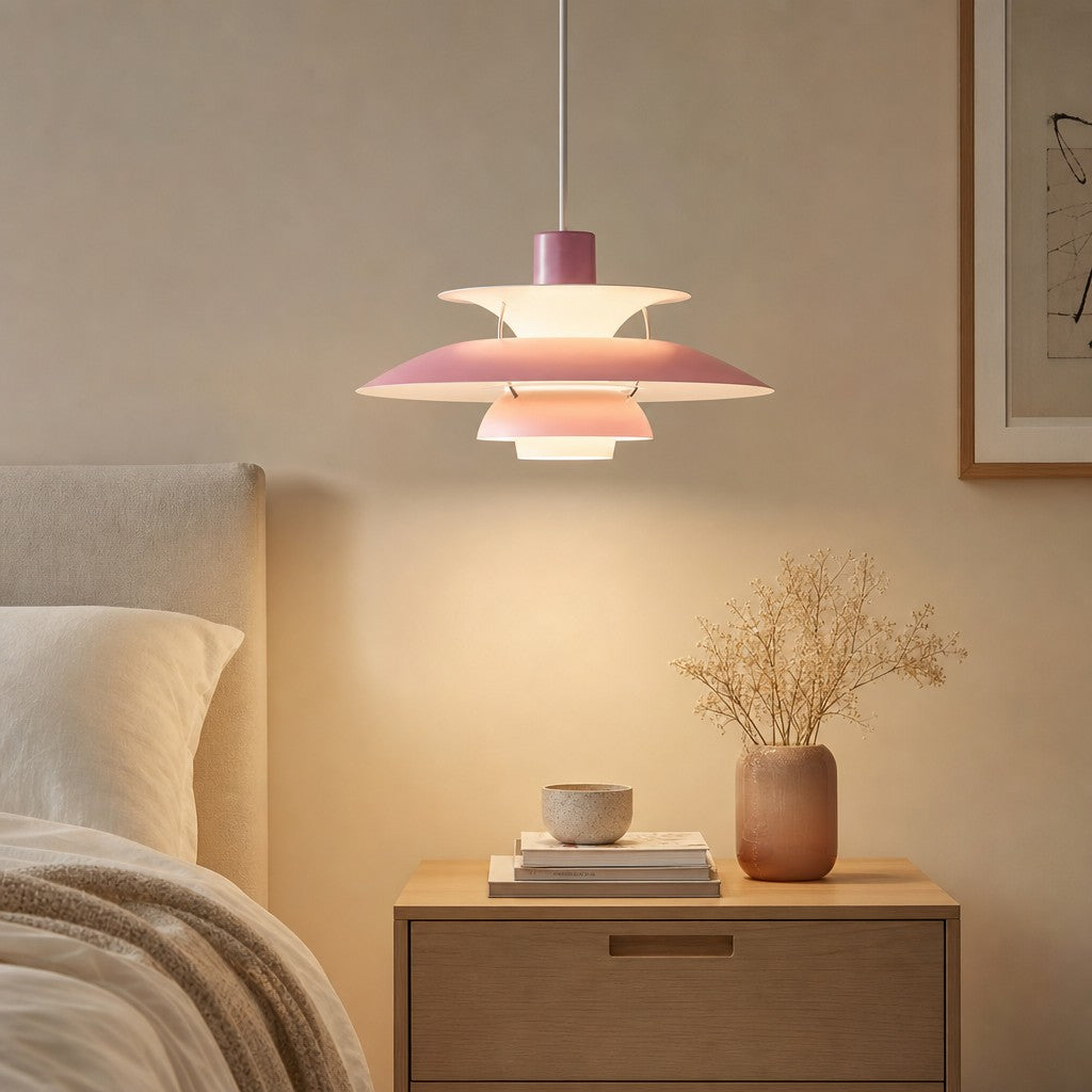 Suspension Luminaire Macaron Métal | Installation facile | Aria