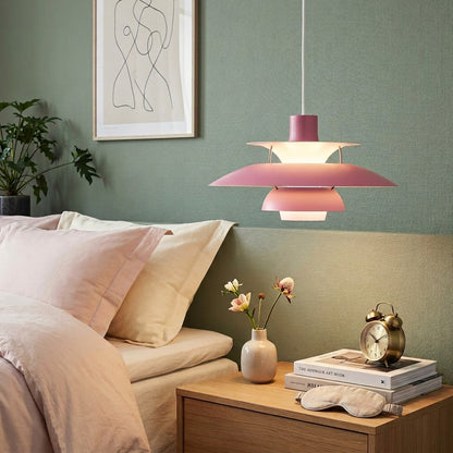 Suspension Luminaire Macaron Métal | Installation facile | Aria