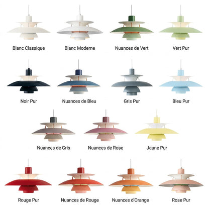 Suspension Luminaire Macaron Métal | Installation facile | Aria