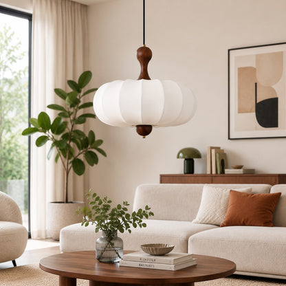 Suspension luminaire Bois | Câble Réglable | Lumière Nova
