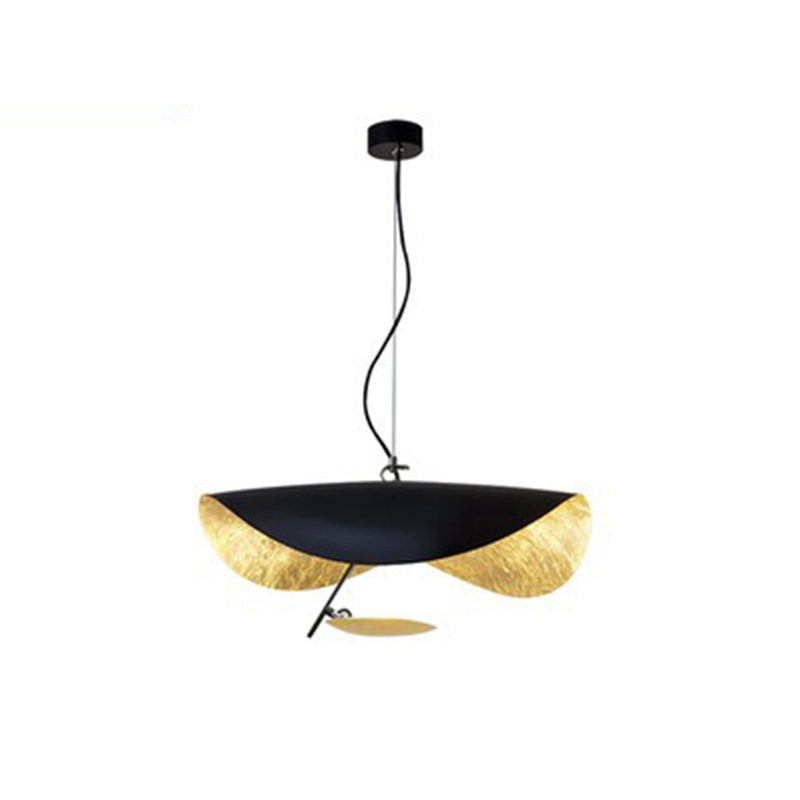 Lampe Plafonnier Métal | Câble réglable, Abat-jour feuille | Série Feuille