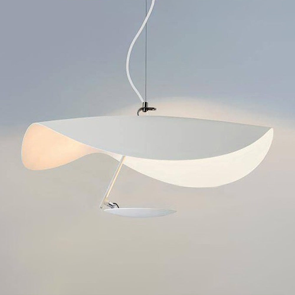 Lampe Plafonnier Métal | Câble réglable, Abat-jour feuille | Série Feuille