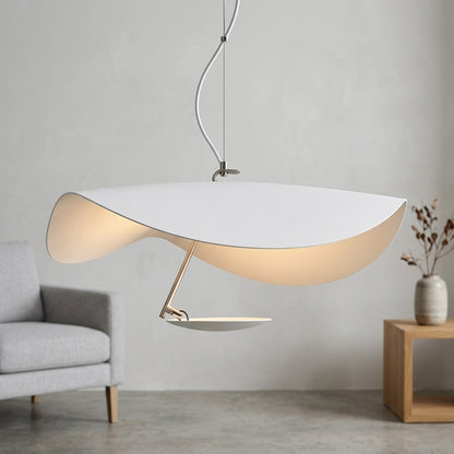 Suspension luminaire Métal | Câble réglable, Abat-jour feuille | Série Feuille