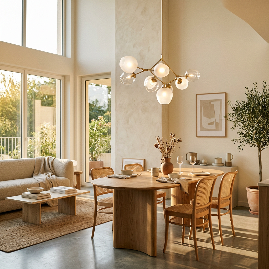 Suspension luminaire, banniere hero mobile Seryze deco
