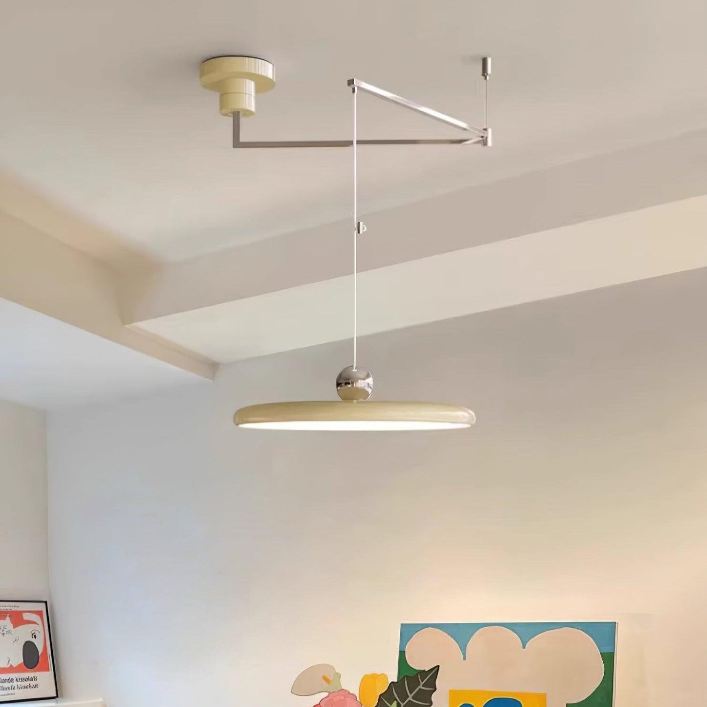 Suspension Métal Acrylique à Bras Réglables | Version dimmable | LED intégrée