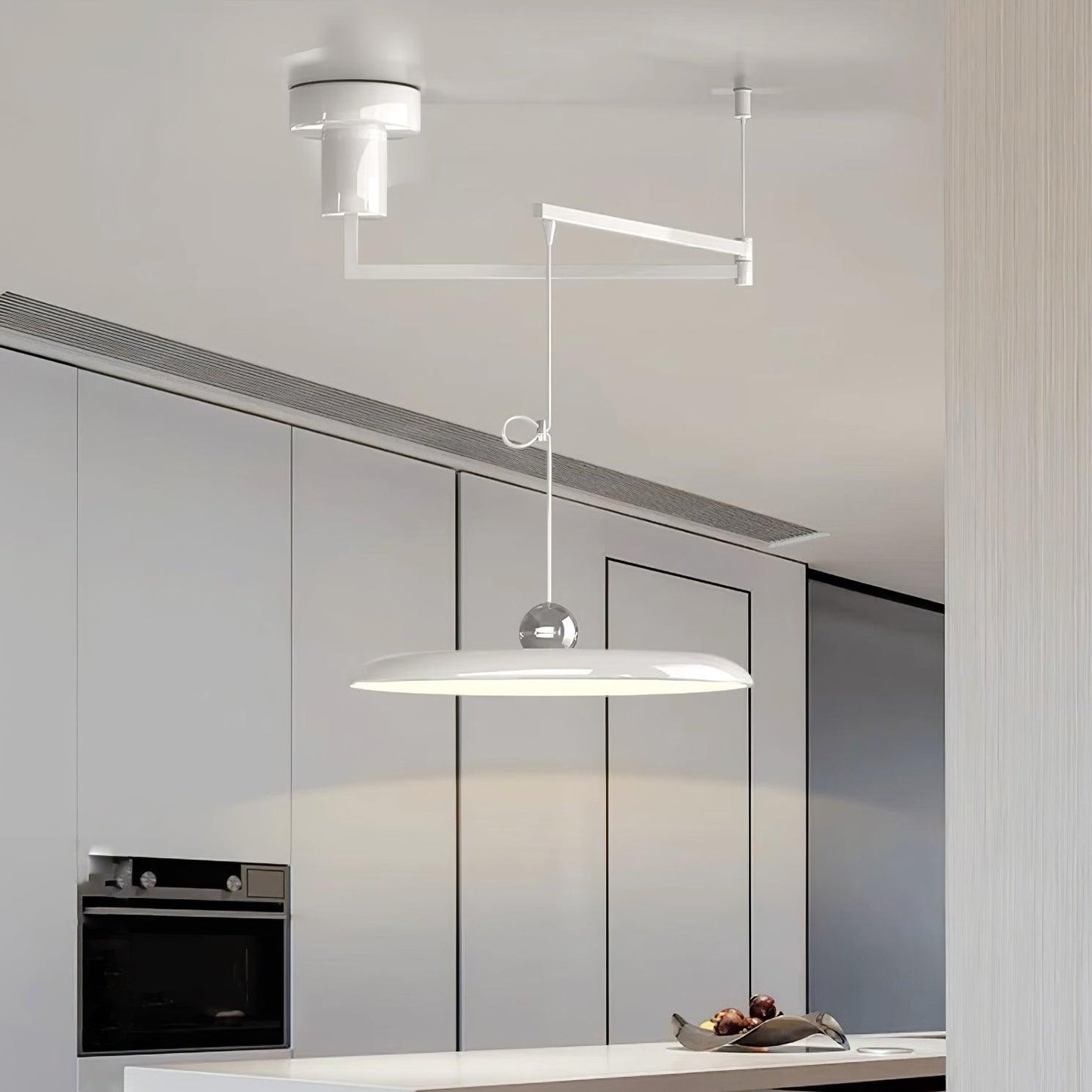 Suspension Métal Acrylique à Bras Réglables | Version dimmable | LED intégrée