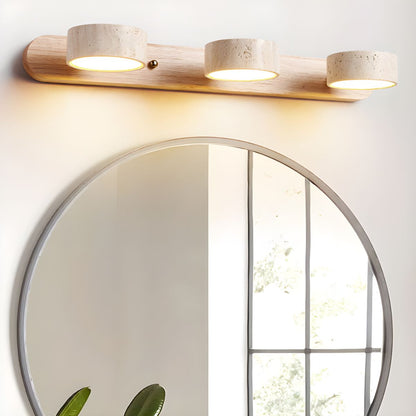 Applique Murale Travertin Neutre | LED Intégrée | Lumière 3000–6000 K