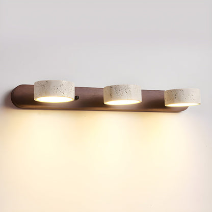 Applique Murale Travertin Neutre | LED Intégrée | Lumière 3000–6000 K