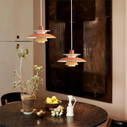 Suspension Macaron Métal | Lumière chaude, Installation facile | Aria