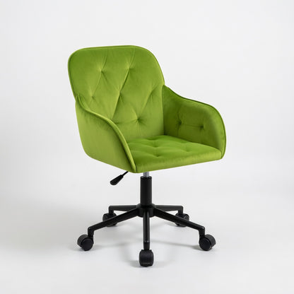 Chaise de Bureau Pivotante Talia en Velours Réglable - Seryze