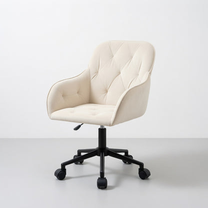 Chaise de Bureau Pivotante Talia en Velours Réglable - Seryze