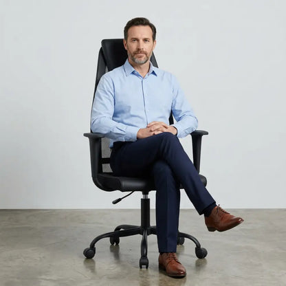 Chaise de Bureau Ergonomique Arys en Maille Respirante - Seryze